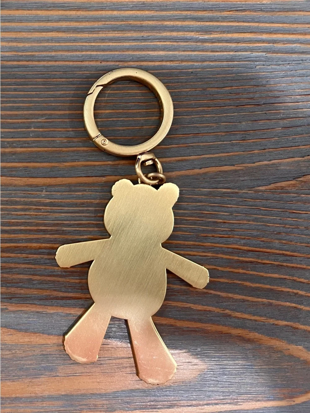 Vera Bradley Blue Floral Teddy Keychain EUC
